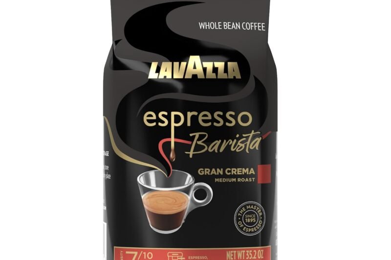 Lavazza Espresso Barista Gran Crema Whole Bean Coffee Blend, Medium Espresso Roast, Oz Bag (Packaging May Vary) – 2.2 LB, 35.2 Ounce